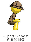 Yellow  Design Mascot Clipart #1540593 by Leo Blanchette