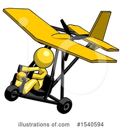 Royalty-Free (RF) Yellow  Design Mascot Clipart Illustration by Leo Blanchette - Stock Sample #1540594