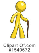 Yellow  Design Mascot Clipart #1540672 by Leo Blanchette