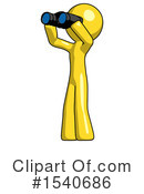 Yellow  Design Mascot Clipart #1540686 by Leo Blanchette