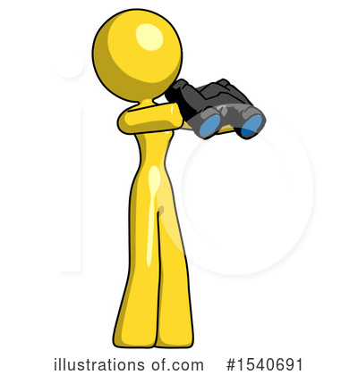 Royalty-Free (RF) Yellow  Design Mascot Clipart Illustration by Leo Blanchette - Stock Sample #1540691