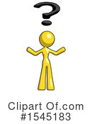 Yellow Design Mascot Clipart #1545183 by Leo Blanchette
