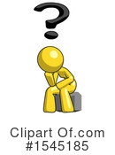 Yellow Design Mascot Clipart #1545185 by Leo Blanchette