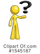 Yellow Design Mascot Clipart #1545187 by Leo Blanchette