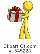 Yellow Design Mascot Clipart #1545223 by Leo Blanchette