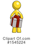 Yellow Design Mascot Clipart #1545224 by Leo Blanchette