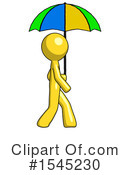 Yellow Design Mascot Clipart #1545230 by Leo Blanchette