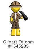Yellow Design Mascot Clipart #1545233 by Leo Blanchette