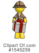 Yellow Design Mascot Clipart #1545239 by Leo Blanchette