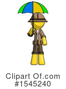 Yellow Design Mascot Clipart #1545240 by Leo Blanchette