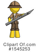 Yellow Design Mascot Clipart #1545253 by Leo Blanchette