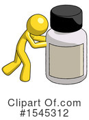 Yellow Design Mascot Clipart #1545312 by Leo Blanchette