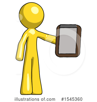 Royalty-Free (RF) Yellow Design Mascot Clipart Illustration by Leo Blanchette - Stock Sample #1545360