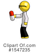 Yellow  Design Mascot Clipart #1547235 by Leo Blanchette