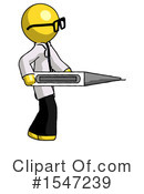 Yellow  Design Mascot Clipart #1547239 by Leo Blanchette