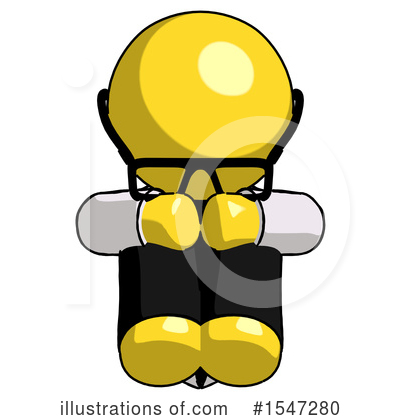 Royalty-Free (RF) Yellow  Design Mascot Clipart Illustration by Leo Blanchette - Stock Sample #1547280