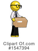 Yellow  Design Mascot Clipart #1547394 by Leo Blanchette