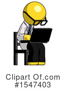 Yellow  Design Mascot Clipart #1547403 by Leo Blanchette