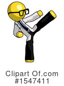 Yellow  Design Mascot Clipart #1547411 by Leo Blanchette