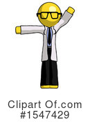 Yellow  Design Mascot Clipart #1547429 by Leo Blanchette