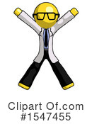 Yellow  Design Mascot Clipart #1547455 by Leo Blanchette