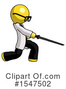Yellow  Design Mascot Clipart #1547502 by Leo Blanchette