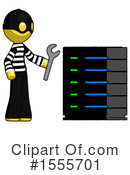 Yellow  Design Mascot Clipart #1555701 by Leo Blanchette