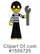 Yellow  Design Mascot Clipart #1555725 by Leo Blanchette