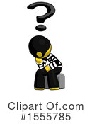 Yellow  Design Mascot Clipart #1555785 by Leo Blanchette