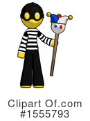 Yellow  Design Mascot Clipart #1555793 by Leo Blanchette