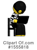 Yellow  Design Mascot Clipart #1555818 by Leo Blanchette