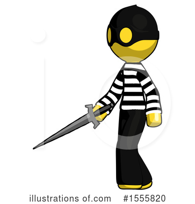 Royalty-Free (RF) Yellow  Design Mascot Clipart Illustration by Leo Blanchette - Stock Sample #1555820
