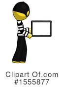 Yellow  Design Mascot Clipart #1555877 by Leo Blanchette