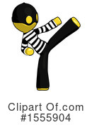 Yellow  Design Mascot Clipart #1555904 by Leo Blanchette