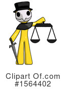 Yellow Design Mascot Clipart #1564402 by Leo Blanchette