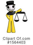 Yellow Design Mascot Clipart #1564403 by Leo Blanchette