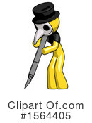 Yellow Design Mascot Clipart #1564405 by Leo Blanchette