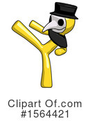 Yellow Design Mascot Clipart #1564421 by Leo Blanchette