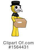 Yellow Design Mascot Clipart #1564431 by Leo Blanchette