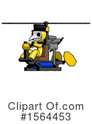 Yellow Design Mascot Clipart #1564453 by Leo Blanchette