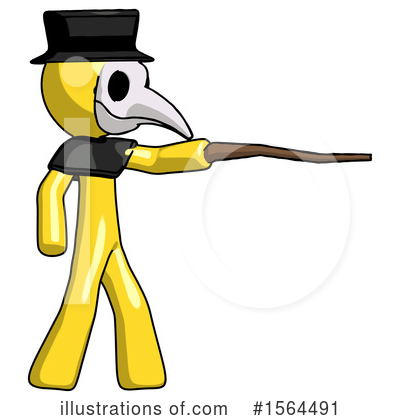 Royalty-Free (RF) Yellow Design Mascot Clipart Illustration by Leo Blanchette - Stock Sample #1564491