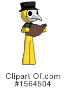 Yellow Design Mascot Clipart #1564504 by Leo Blanchette
