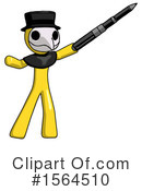 Yellow Design Mascot Clipart #1564510 by Leo Blanchette