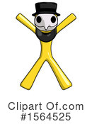 Yellow Design Mascot Clipart #1564525 by Leo Blanchette