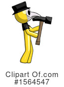Yellow Design Mascot Clipart #1564547 by Leo Blanchette