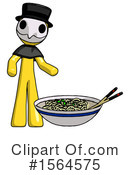 Yellow Design Mascot Clipart #1564575 by Leo Blanchette