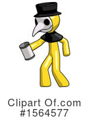 Yellow Design Mascot Clipart #1564577 by Leo Blanchette