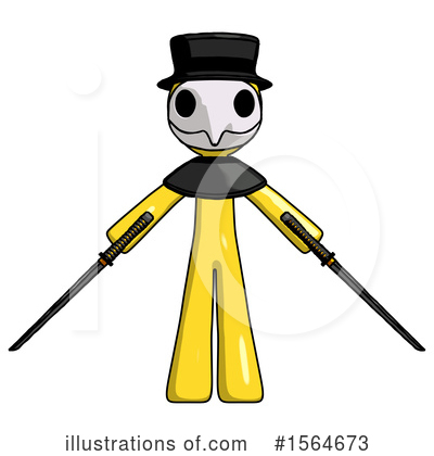Yellow Design Mascot Clipart #1564673 by Leo Blanchette