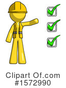 Yellow Design Mascot Clipart #1572990 by Leo Blanchette