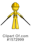 Yellow Design Mascot Clipart #1572999 by Leo Blanchette